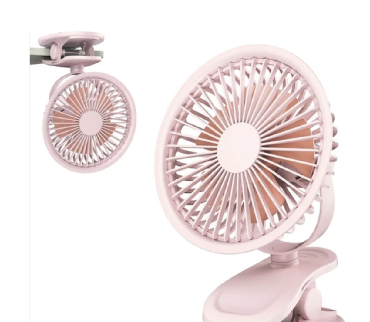 Portativ ventilyator 10W Pink