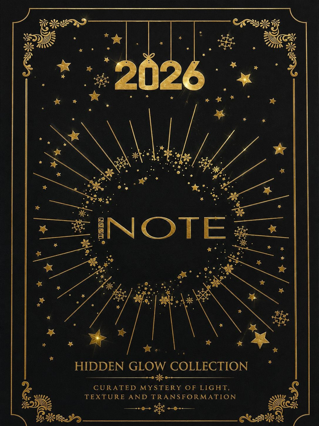 Advent təqvim Note Cosmetics Hidden Glow Collection 2026