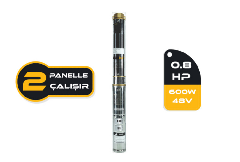 DC pompa 0,8Hp 600W Screw Type 4SS600-48N