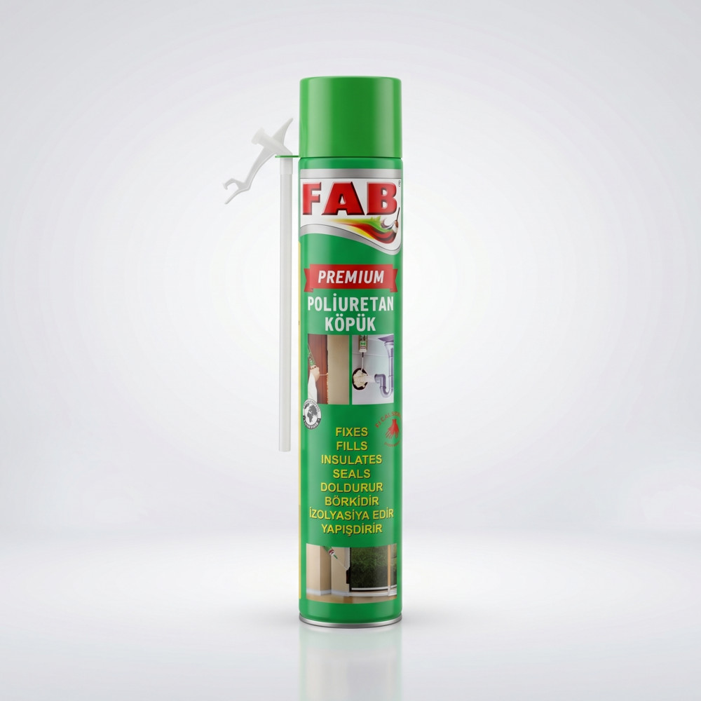 Poliuretan köpük Fab 750 ml
