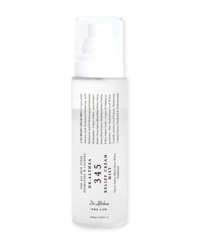 Üz üçün krem-mist 345 Relief, 100 ml