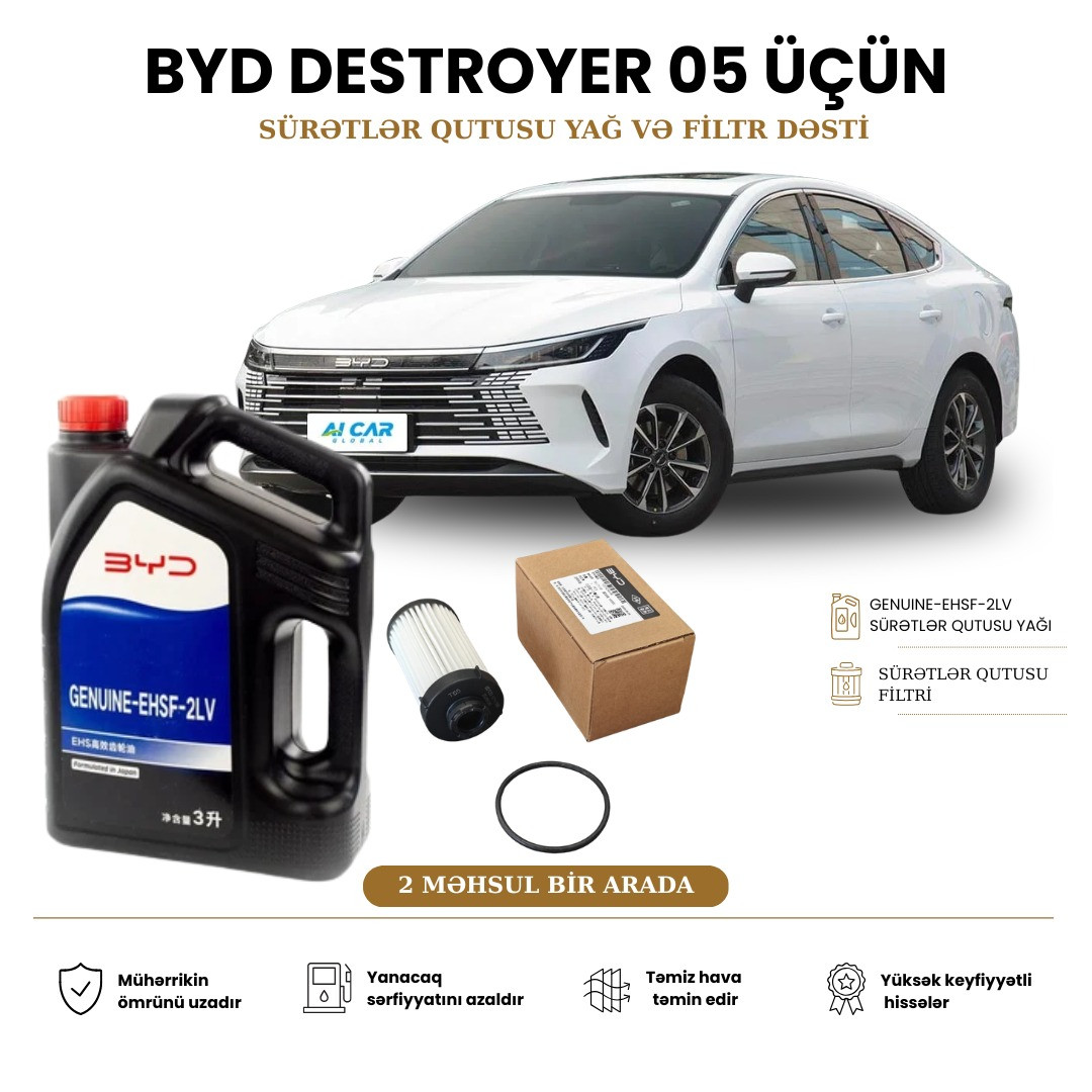Transmissiya yağı və filtr dəsti BYD Destroyer 05 2024 - 2026