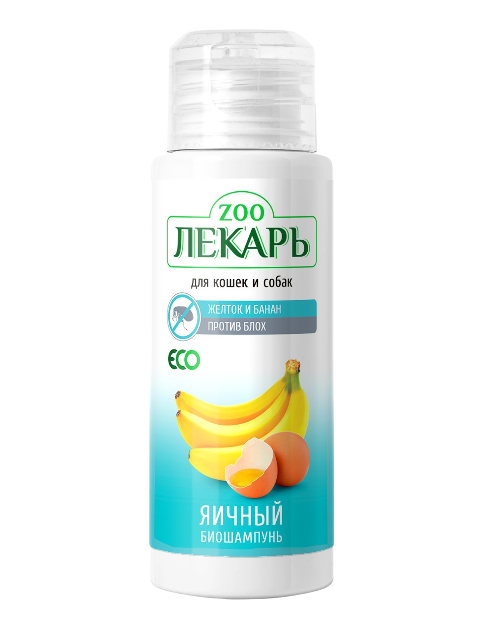 Bioşampun birələrə qarşı Zoo Лекарь Yumurta, pişiklər və itlər üçün, 80 ml