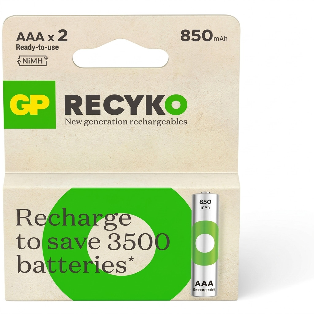 Batareya dəsti GP Recyko 850 mAh AAAx2