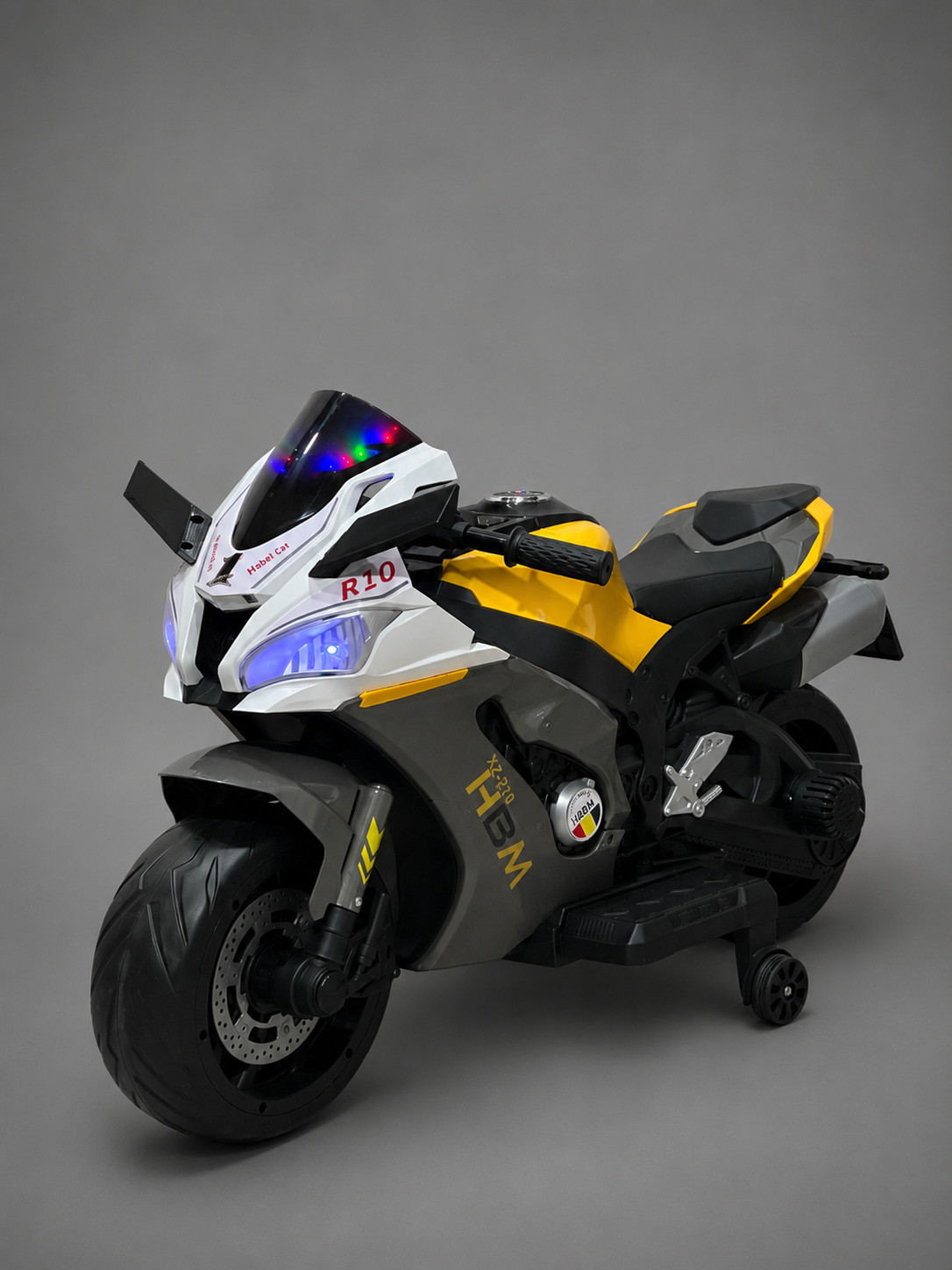 Elektrik motosiklet 10802251, 10 km/s, ağ/sarı