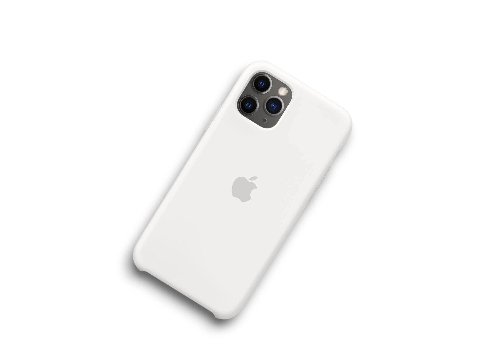 Çexol M-80 Apple İPhone 14 üçün, silikon, ağ