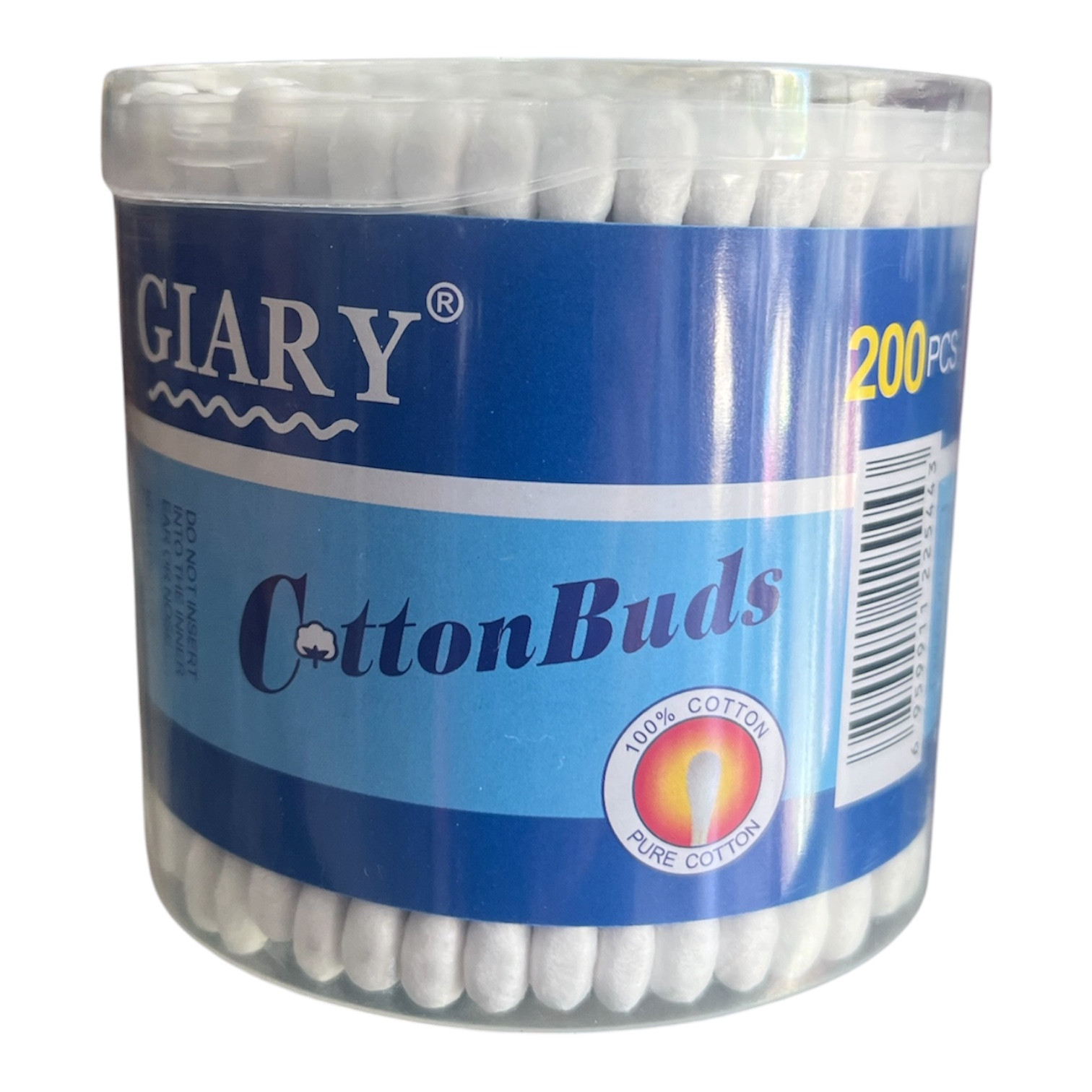 Qulaq cöpü 200 dənəli Cotton Buds Taxta cubuqlu