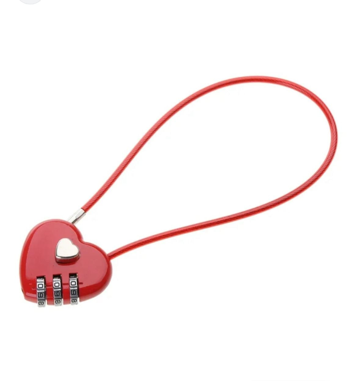 Baqaj üçün qıfıl, qırmızı, metal
