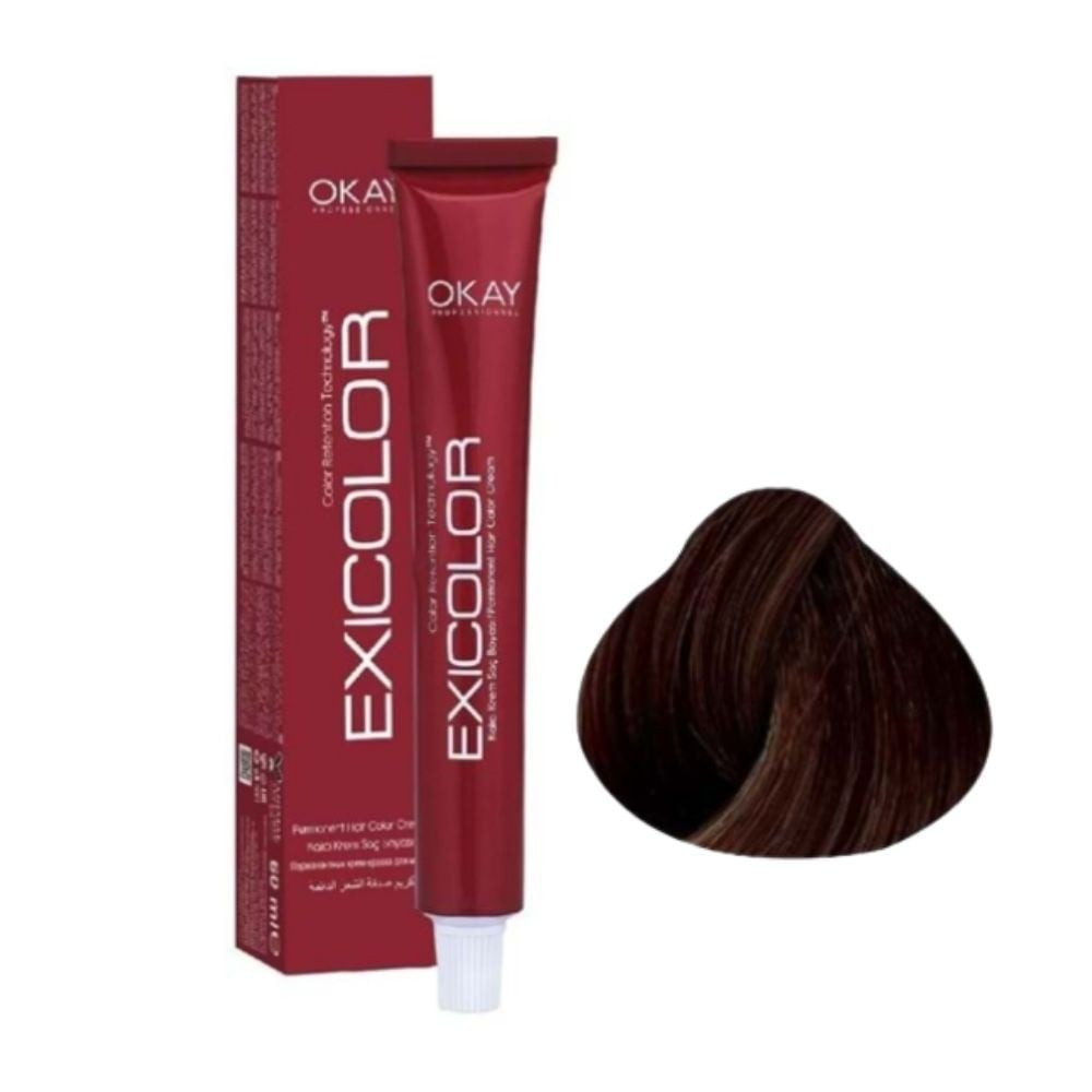Saç boyası Okay Exicolor N 4.3 Qəhvə Qızılı 100 ml