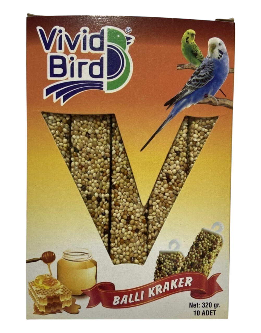 Məzə Vivid Bird dalğalı tutuquşular üçün, 10 əd