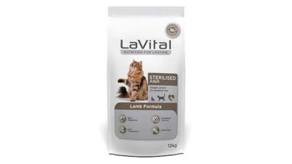 Pişiklər üçün quru yem LaVital Sterilised Adult Cat quzu əti ilə 1 kq