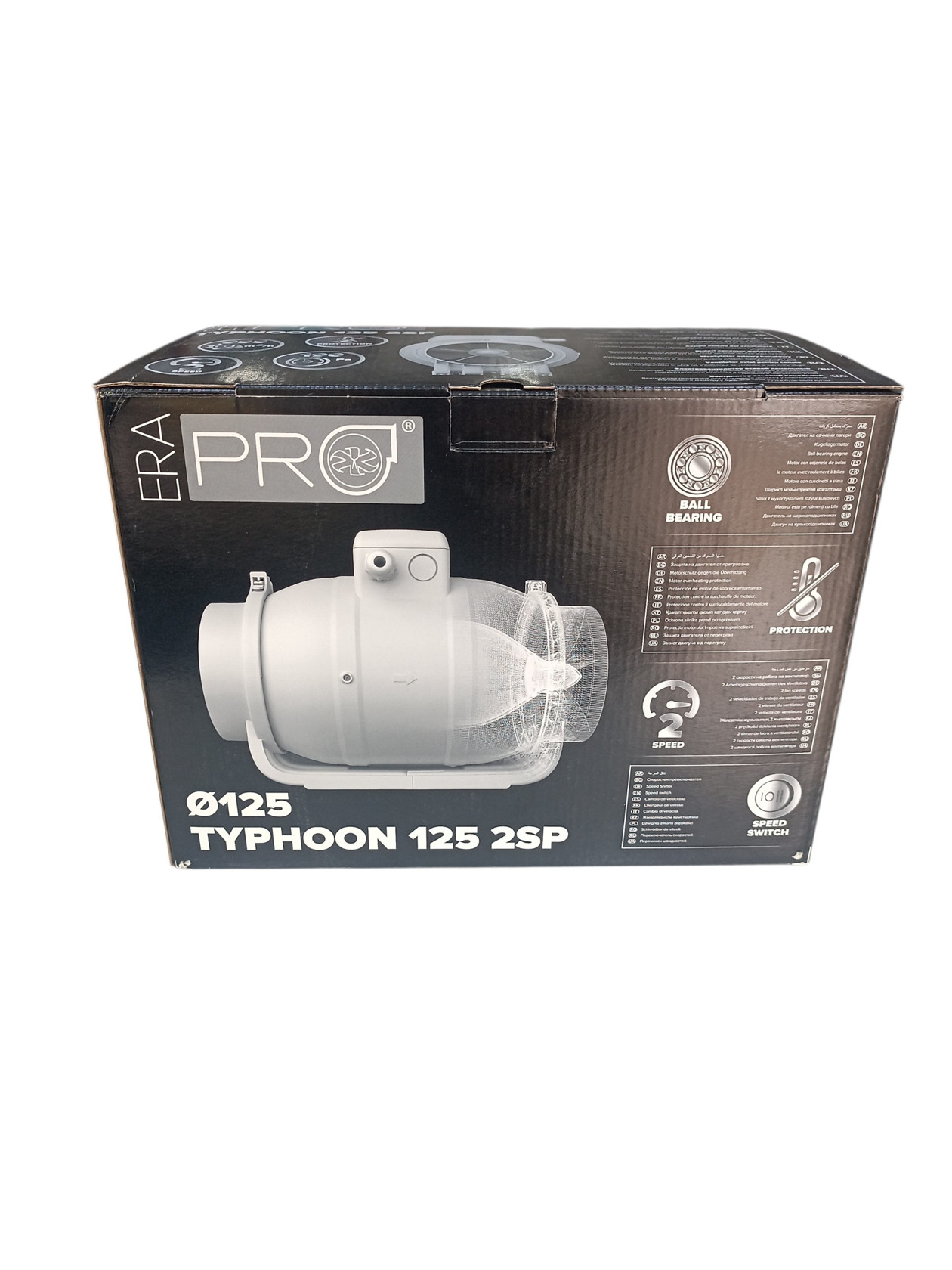 Kanal ventilyatoru ERA PRO Typhoon 125 2SP