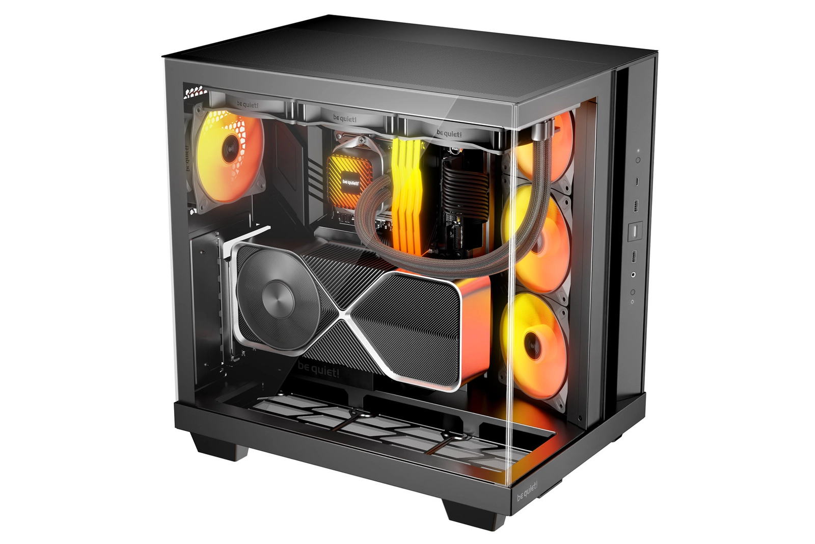 Kompüter korpusu Be Quiet! BGW85 LIGHT BASE 500 LX Black ATX