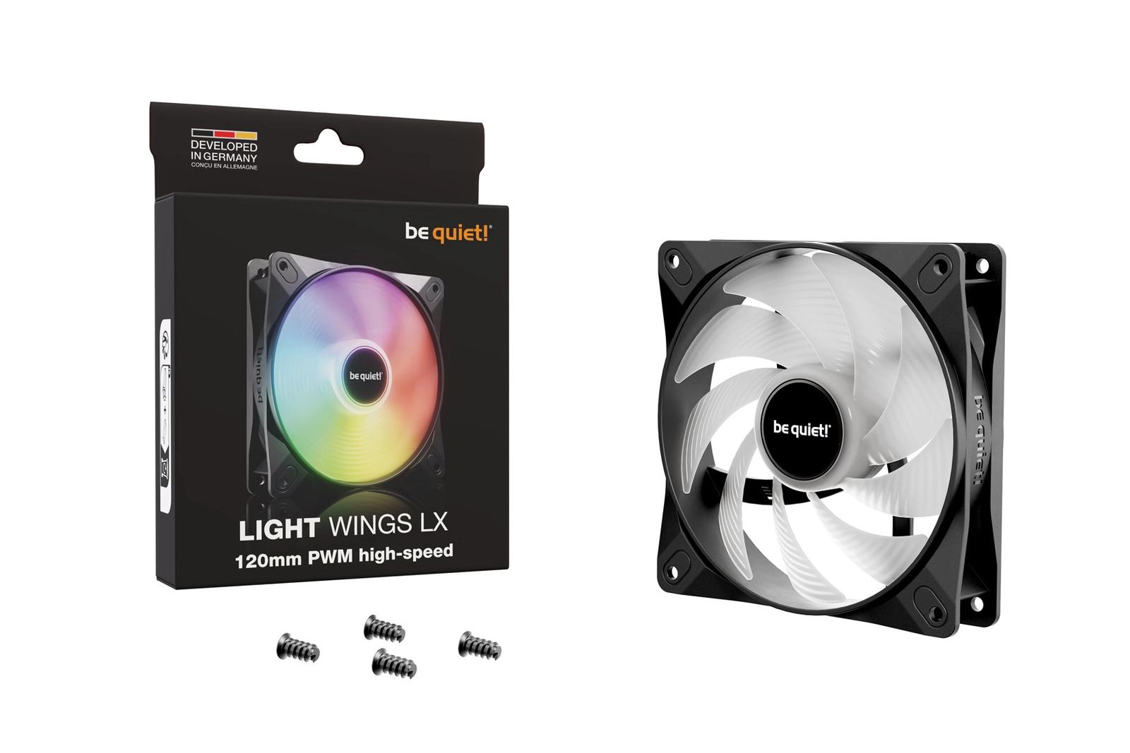 Kuler korpus üçün Be Quiet! BL123 Light Wings LX 120mm