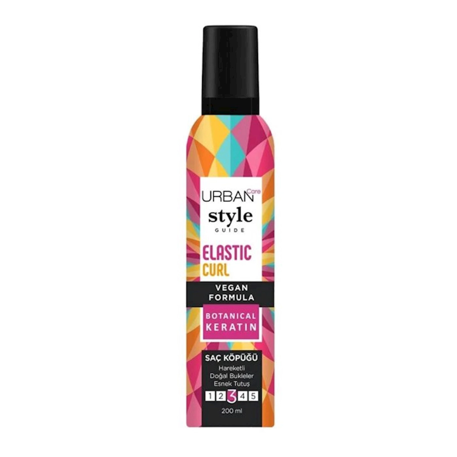 Saç üçün köpük Urban Care Style Guide Elastic Curl qıvrımları formalaşdırmaq üçün 200 ml