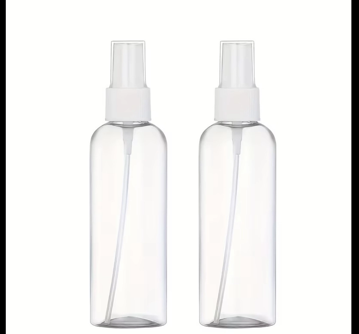 Sprey doldurma şüşəsi dəsti şəffaf 80 ml 2 əd