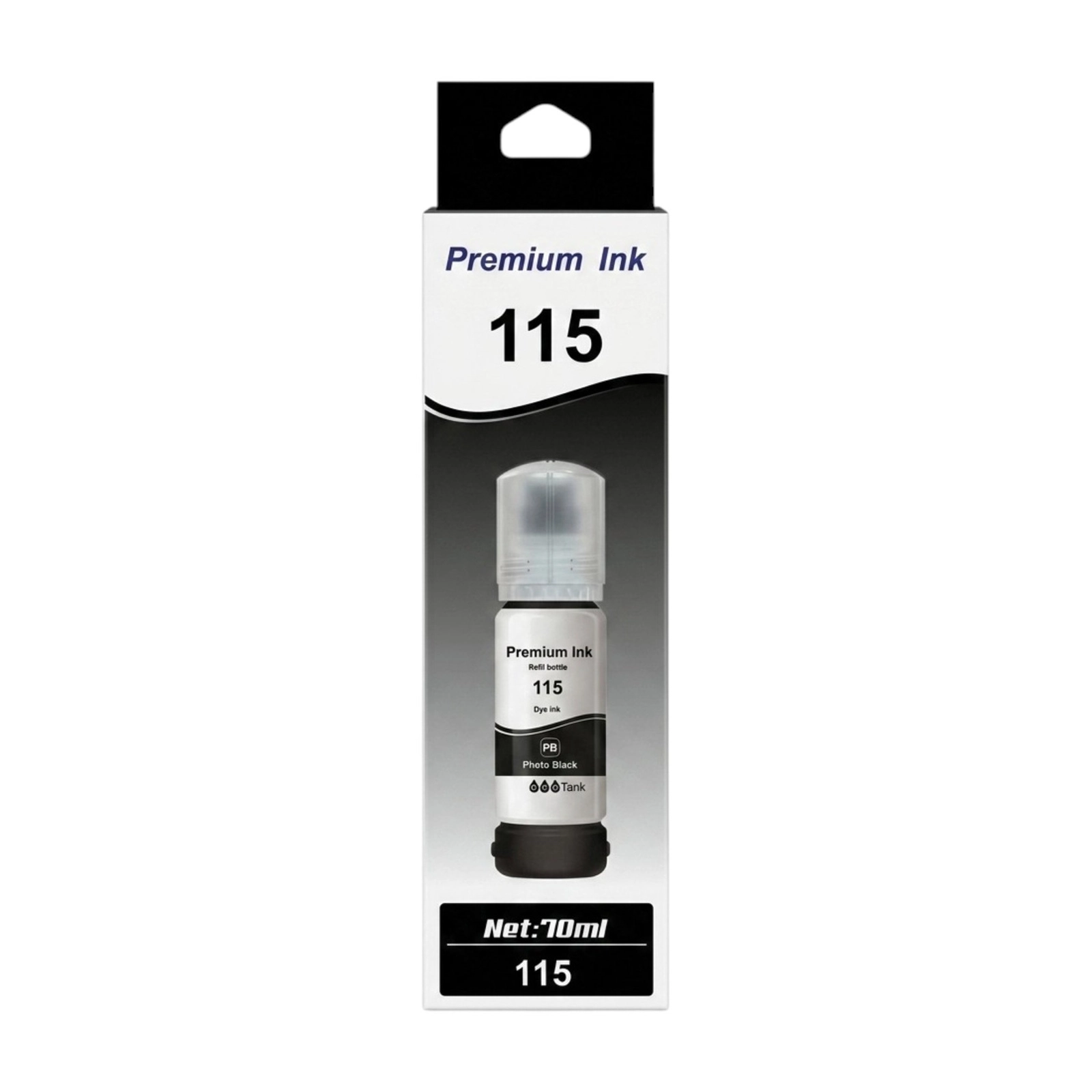 Mürəkkəb Qara Epson L8160 L8180 L8168 L8188 ET-8500 ET-8550 üçün