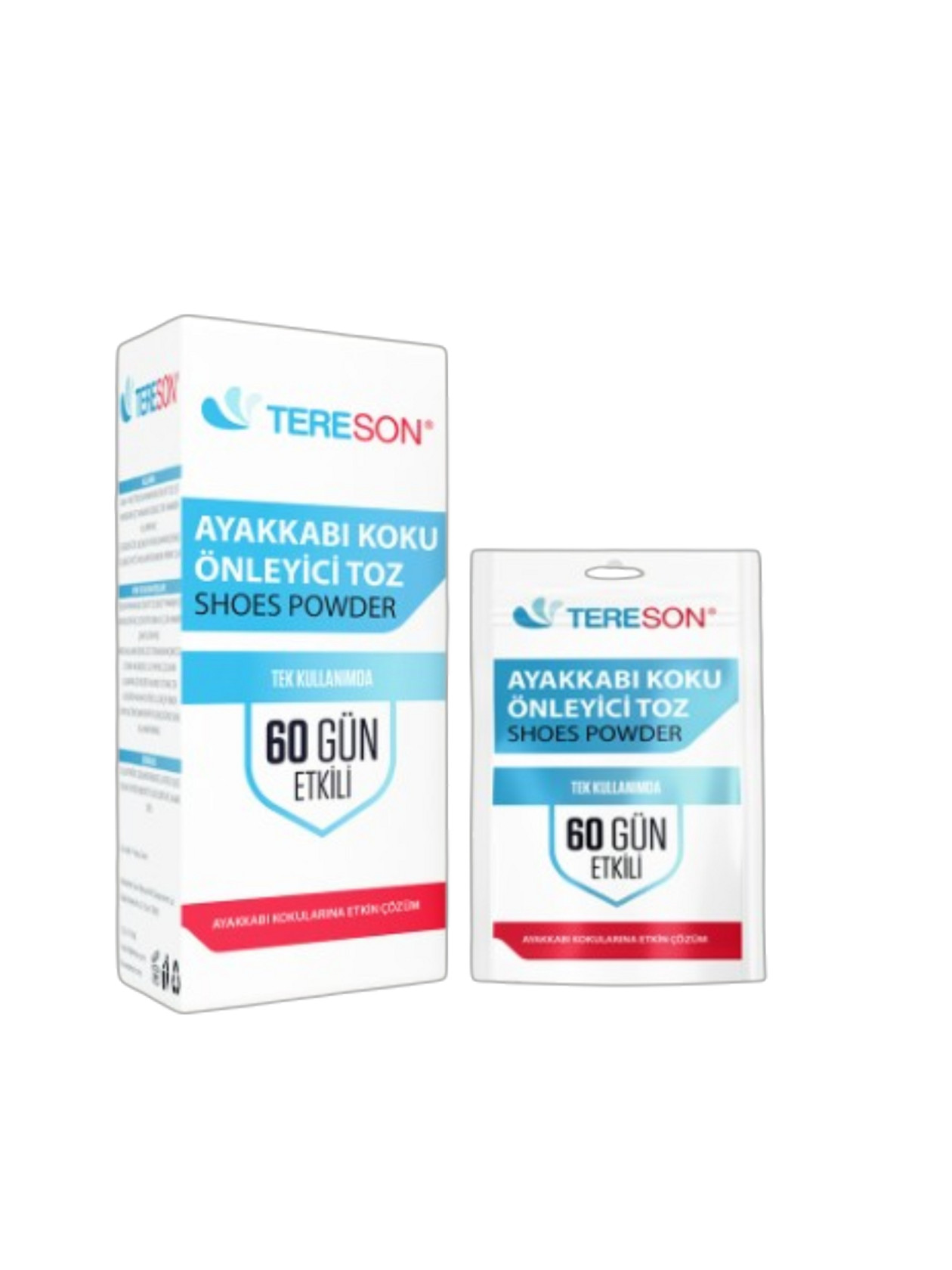 Ayaqqabı üçün qoxu əleyhinə toz Tereson, 10 saşe x 10 q