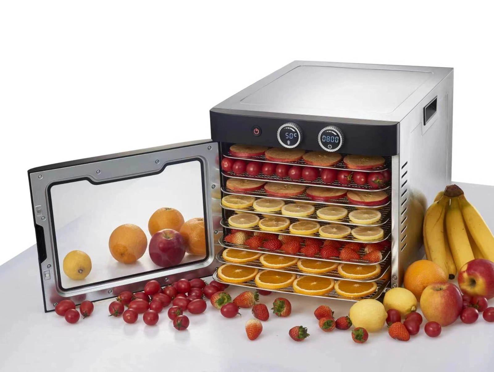 Meyvə və Tərəvəz quruducu Dehydrator 800W