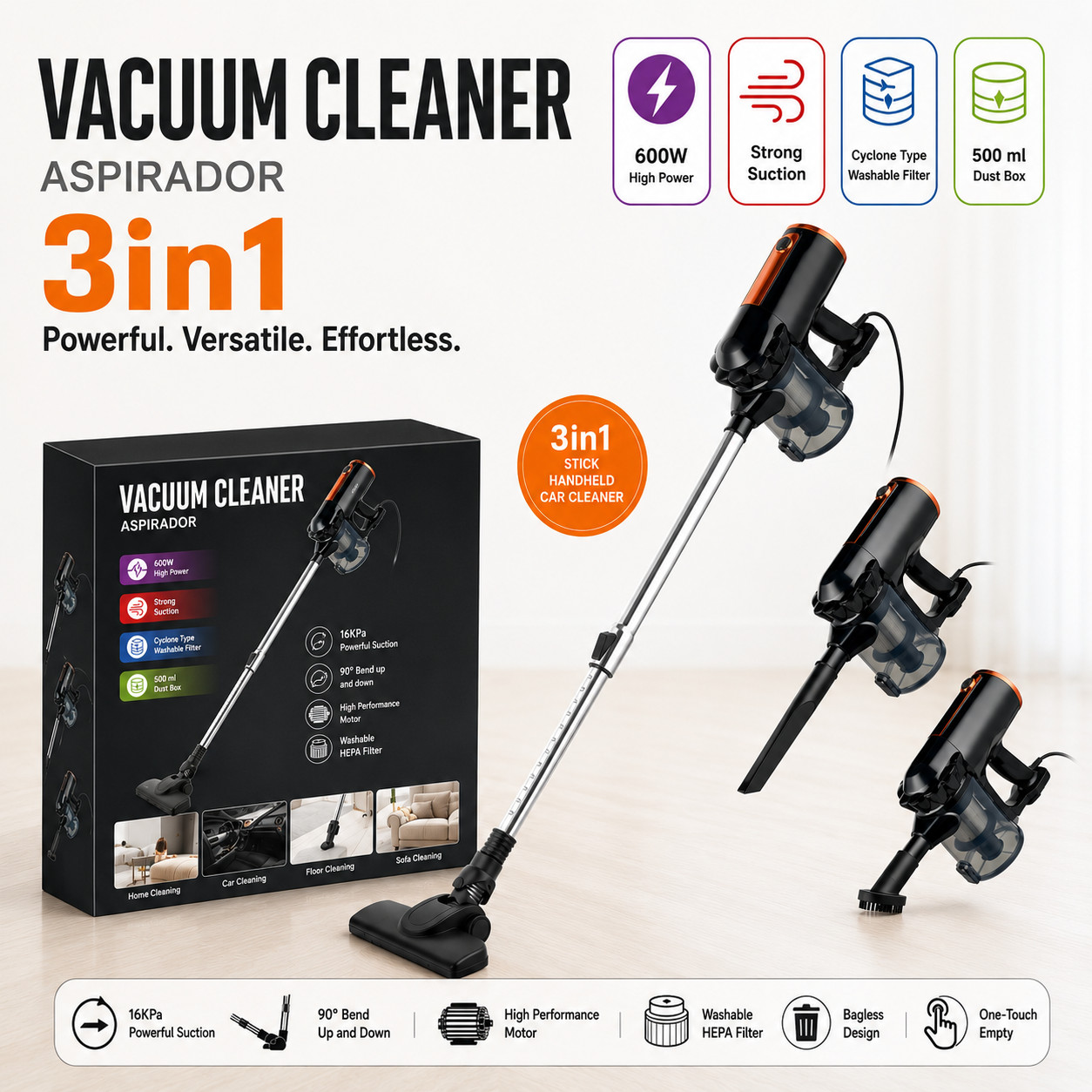 Simli vertikal tozsoran No brand 600 Vt