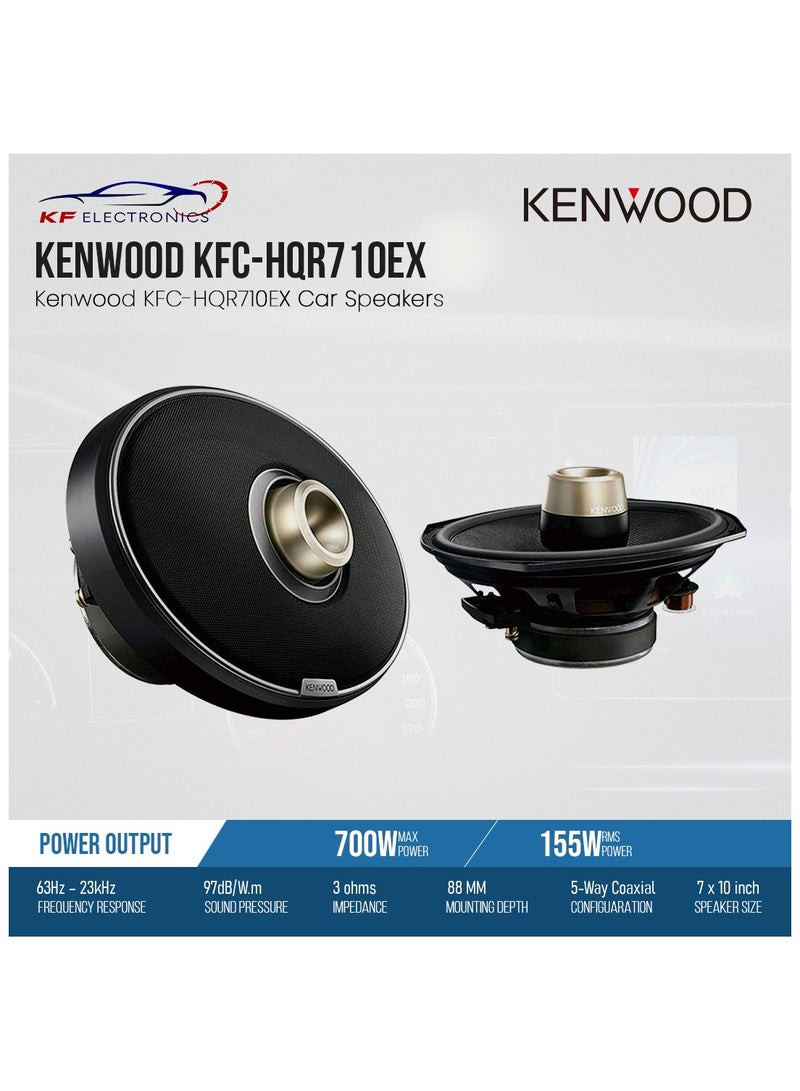 Aktiv akustik sistem Kenwood KFC-HQR710EX, 700W, XLR, AUX, Bluetooth, Coaxial.