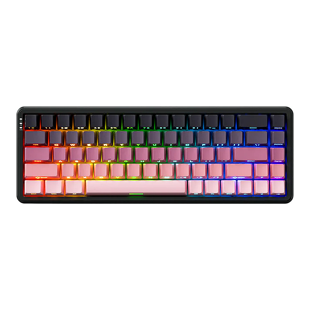 Oyun klaviaturası Ajazz AK680 MAX 8K Gradient Pink Hall Effect.