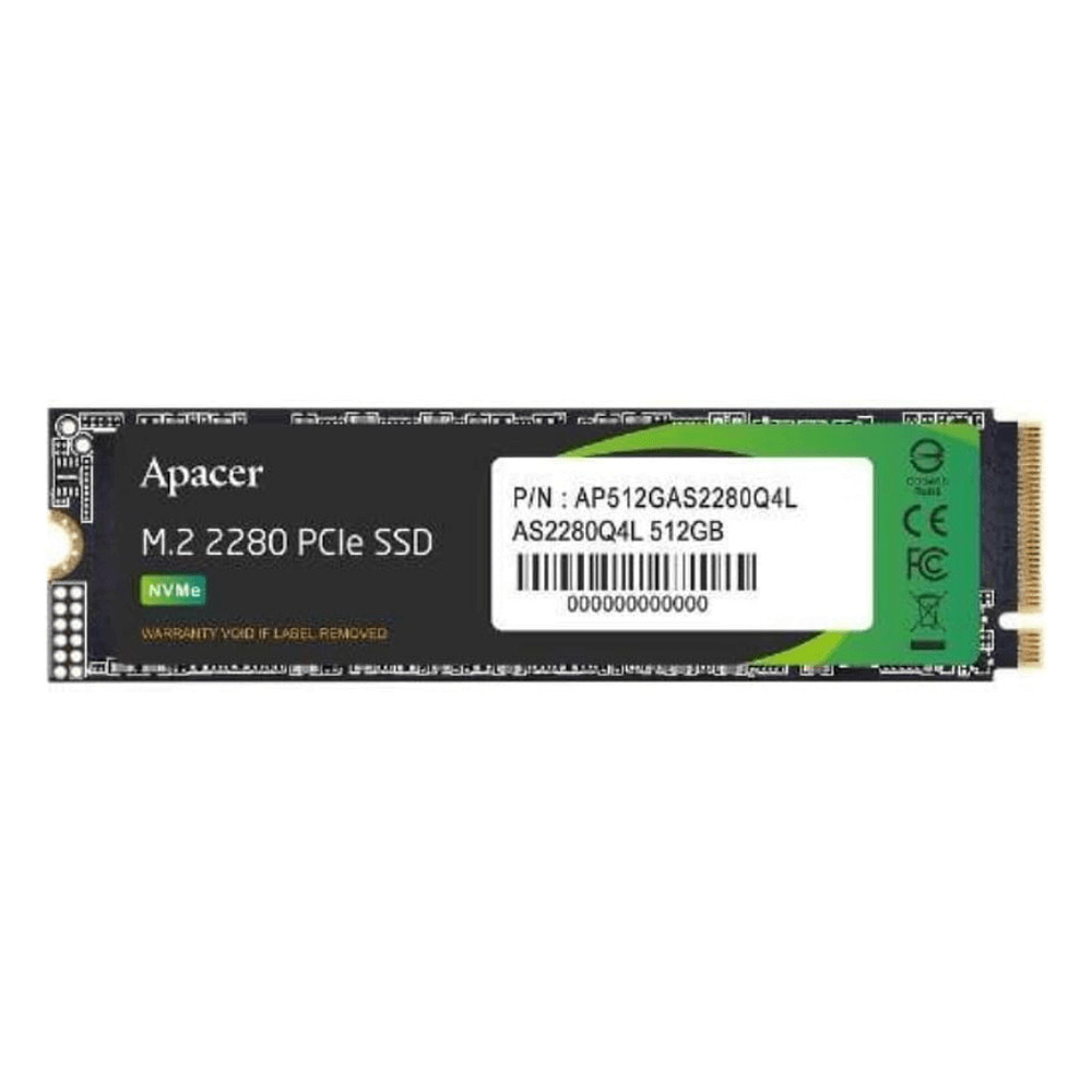 SSD yığıcı Apacer AS2280Q4L M.2 512 Gb 3000 Mb/s