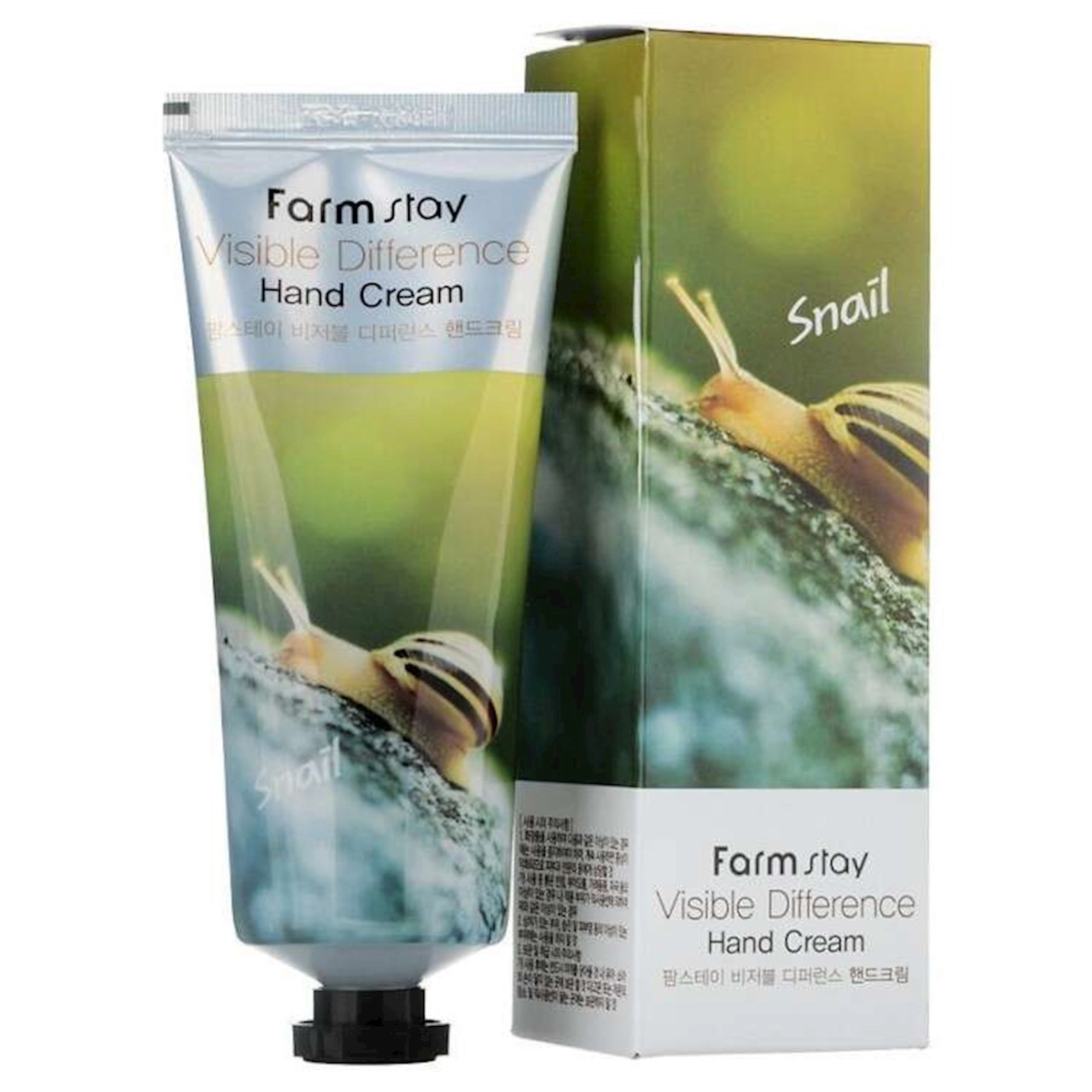 Əl kremi FarmStay Visible Difference Hand Cream Snail ilbiz musini ilə 100 ml