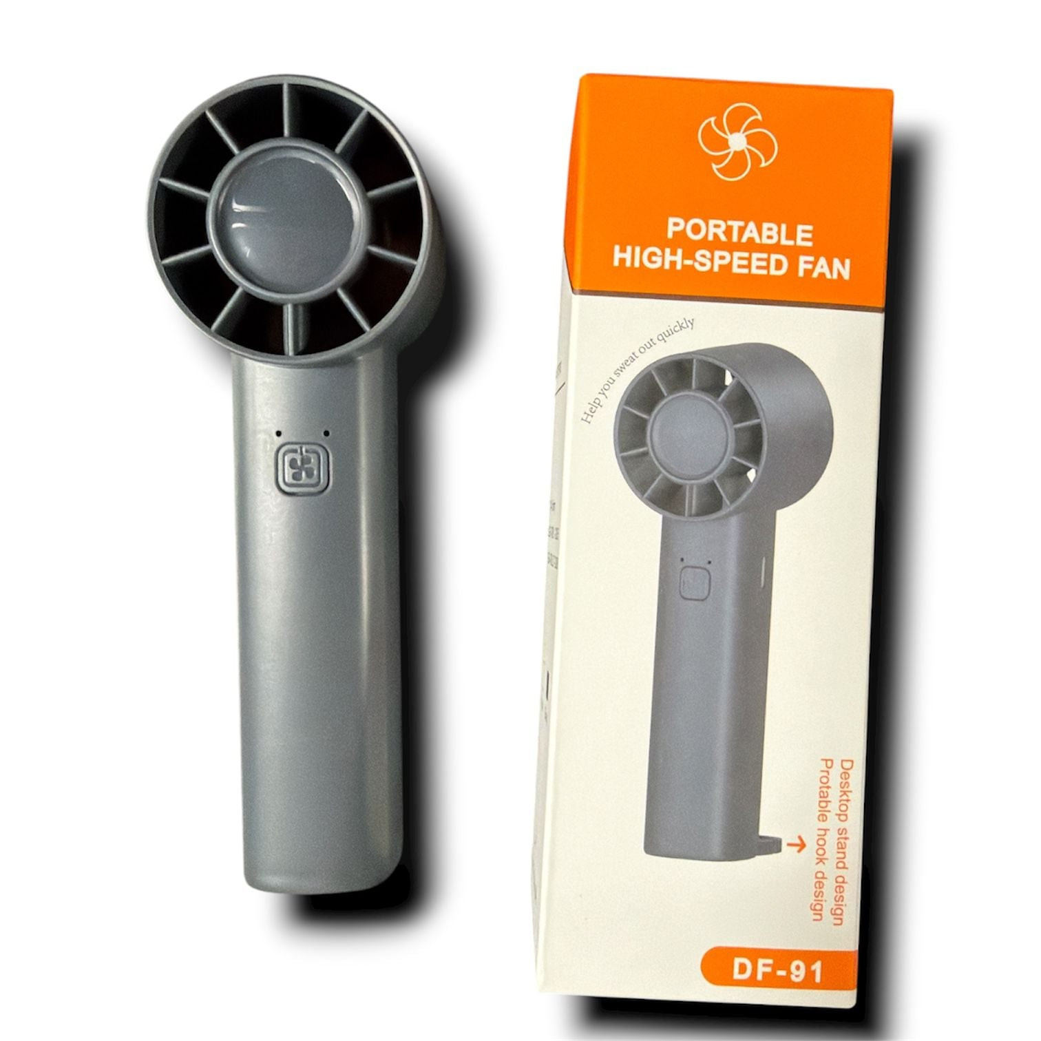 Portativ ventilyator No Brand 3 Vt, qara
