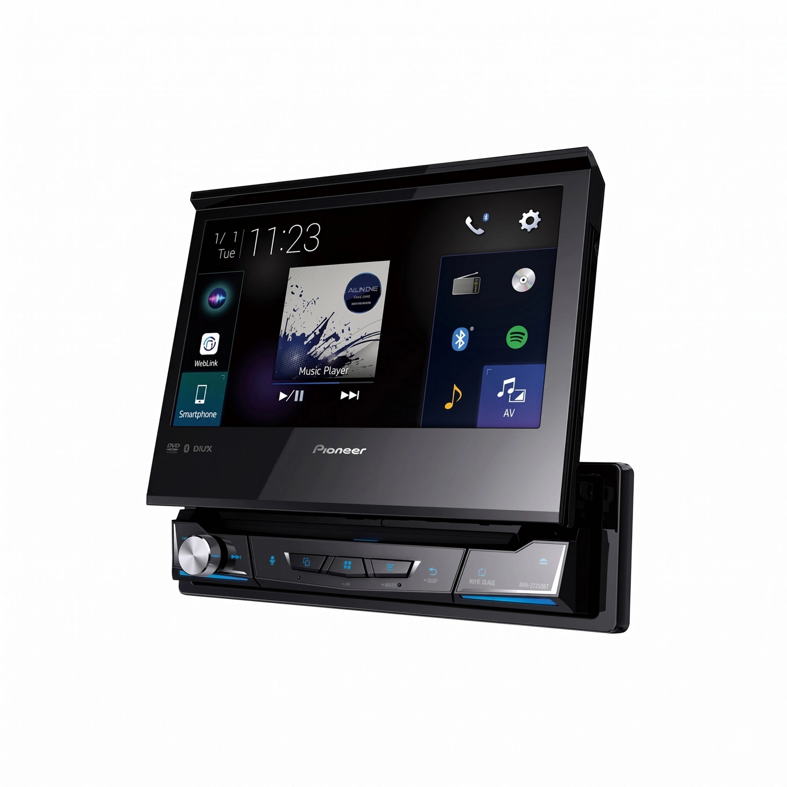 Avtomaqnitola CD+mp3, DVD 1 DIN WMA, WAV, MP3