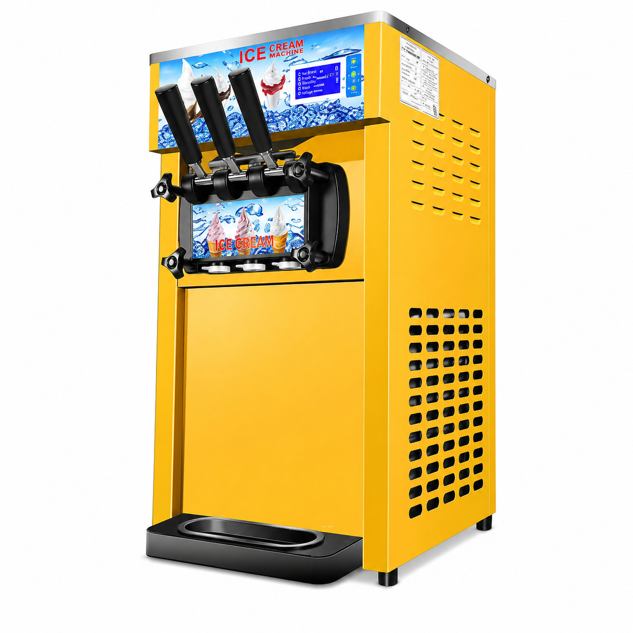 Dondurma hazırlayan cihaz No brand Avtomatik 1850 Vt 3 Sarı