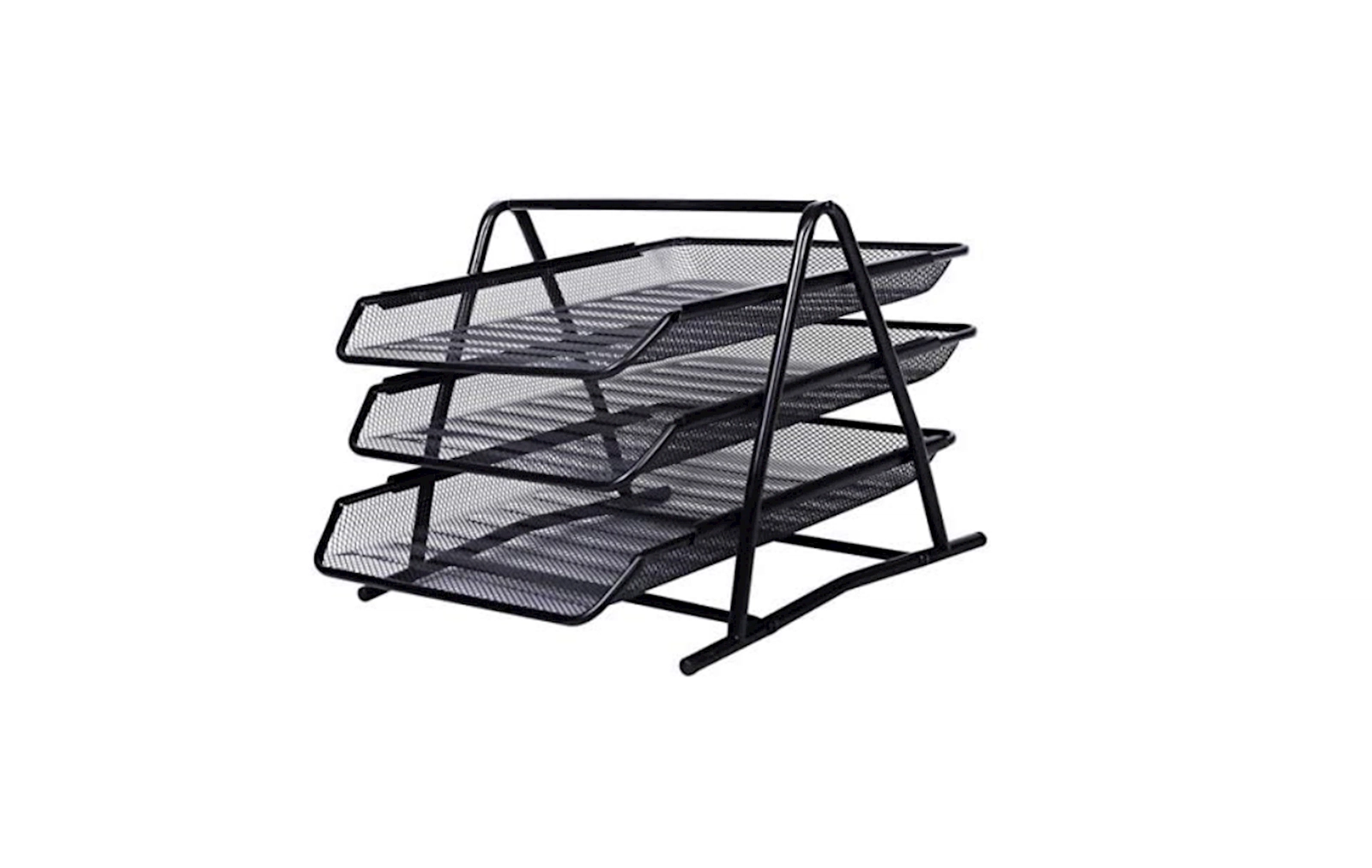 Üfiqi sənəd rəfi Grafis Store JS3001, 3 bölmə, metal, qara