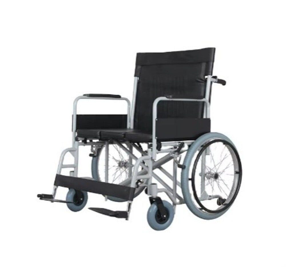 Əlil arabası KY607-70G Paslanmayan polad Qara 70 sm