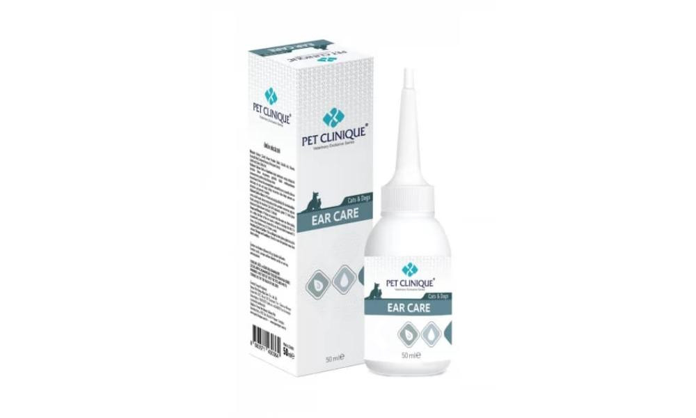İtl və pişiklər üçün qulaq damcısı Pet Clinique, 50 ml