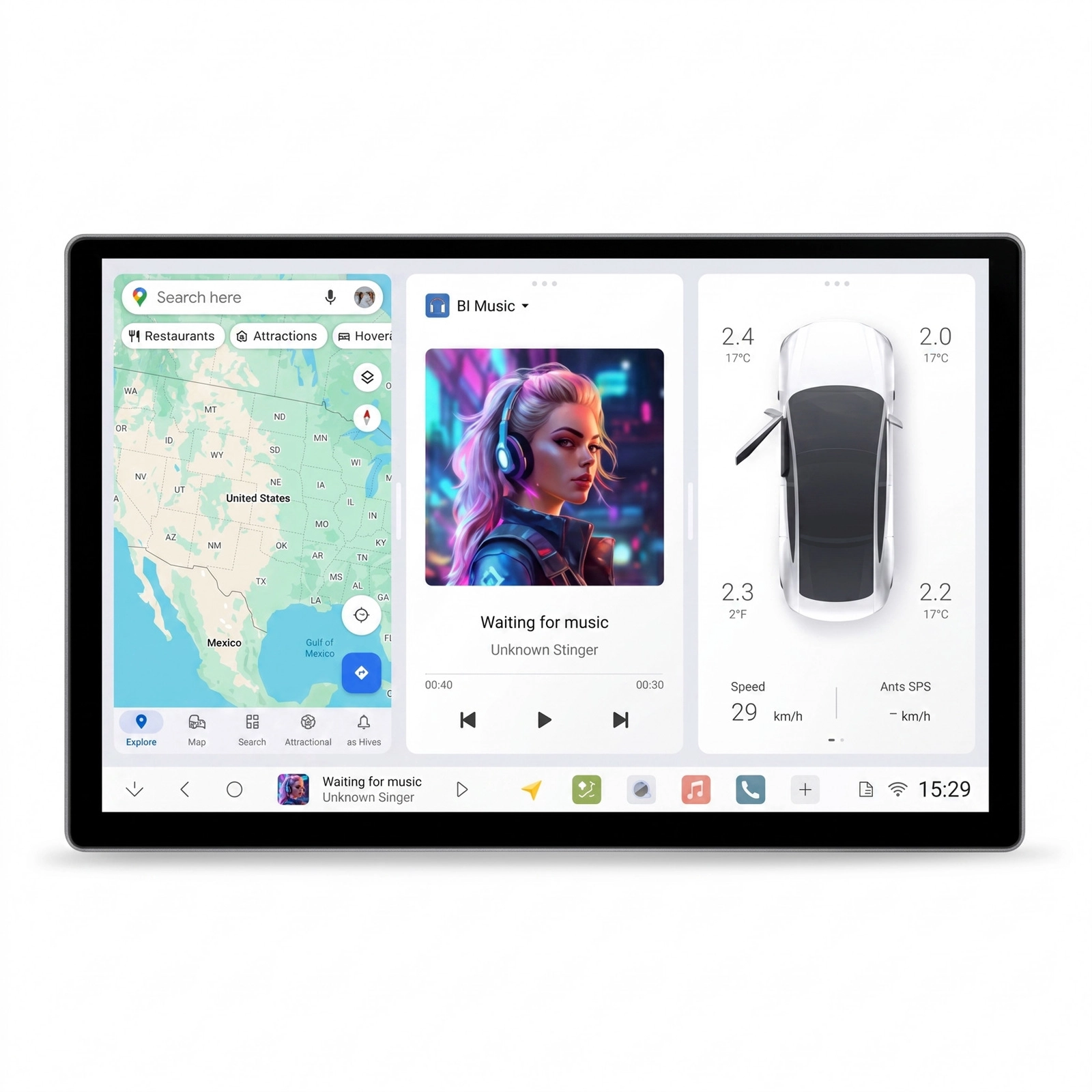 Avtomobil monitoru MekedeTech 11.5 QLED Sensor DUDU6 2K