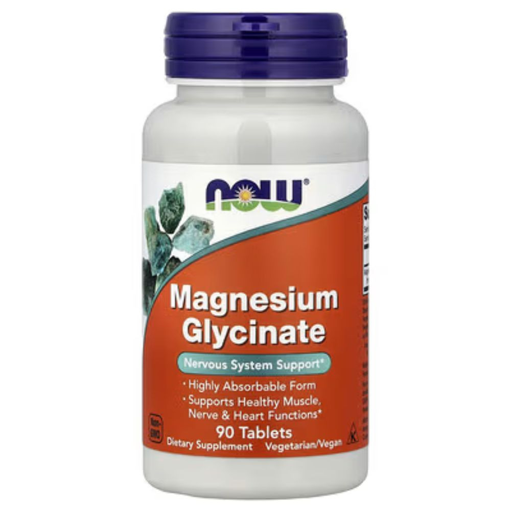 Maqnezium glisinat Now Foods, 90 həb