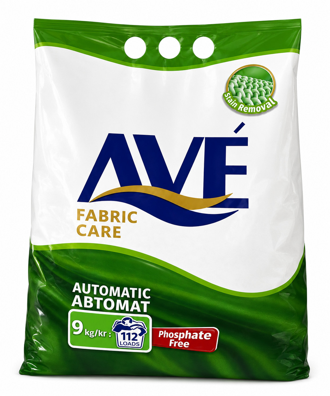 Yuyucu toz AVE Fabric Care 9 kq