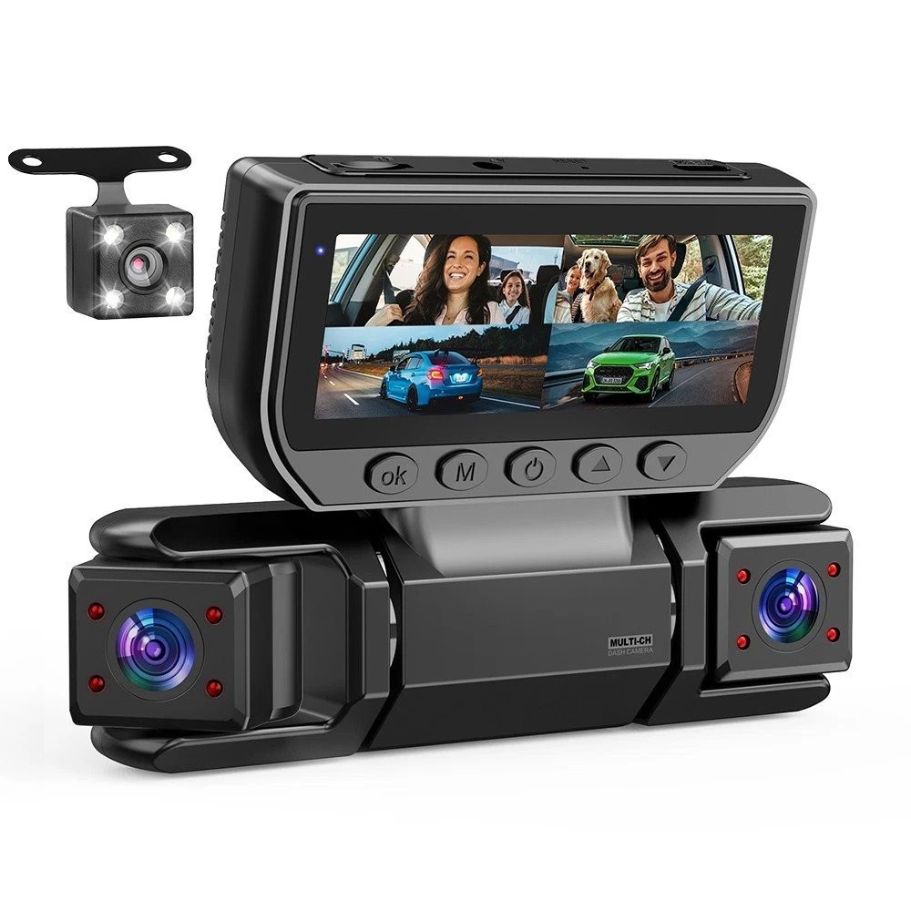 Avtomobil videoqeydiyyatçısı Multi-CH, qara