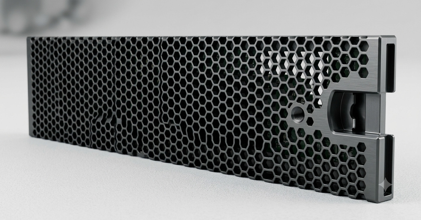 Qoruyucu panel Lenovo ThinkSystem 2U Security Bezel, qara