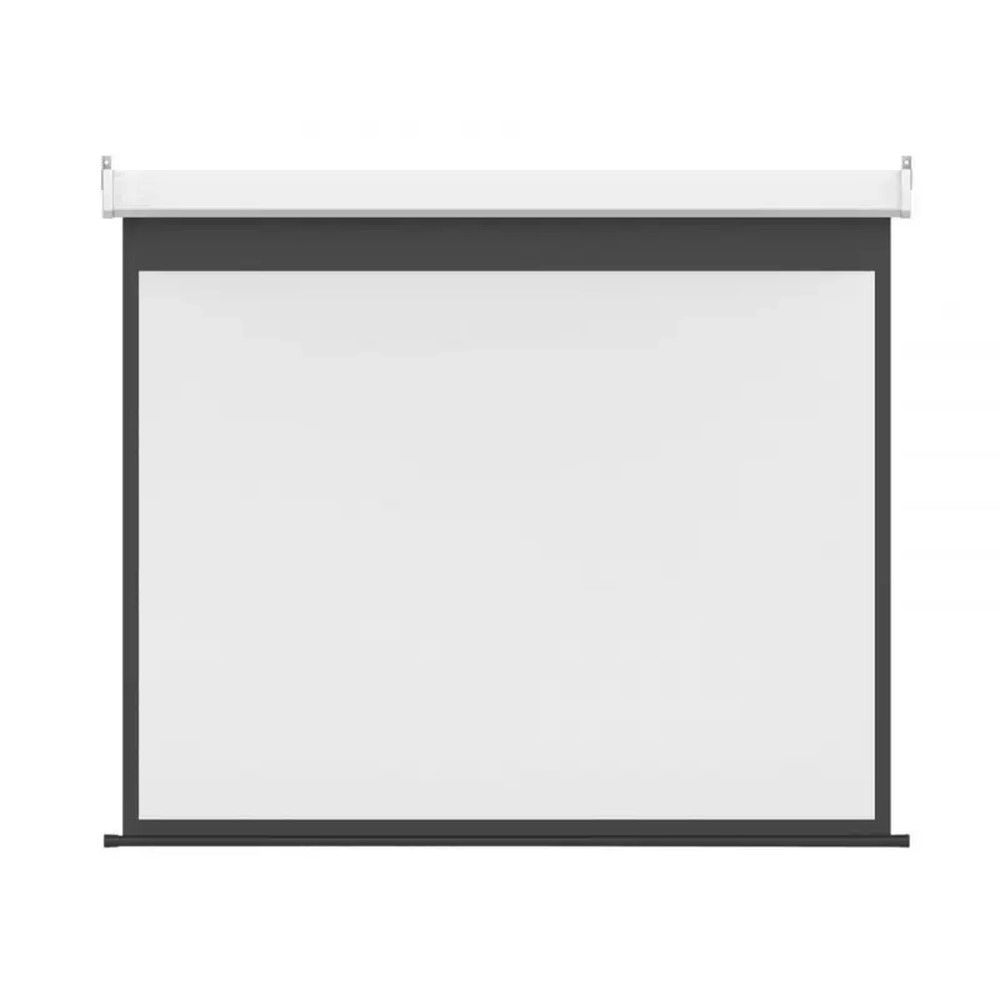 Proyektor ekranı Cyber TTH100D 100 düym Portativ proektor ekran Stasionar Divar,Tavan Tab Tension Screen 221x123 sm 16:9 Fiber Glass White Matte With RF Remote Control