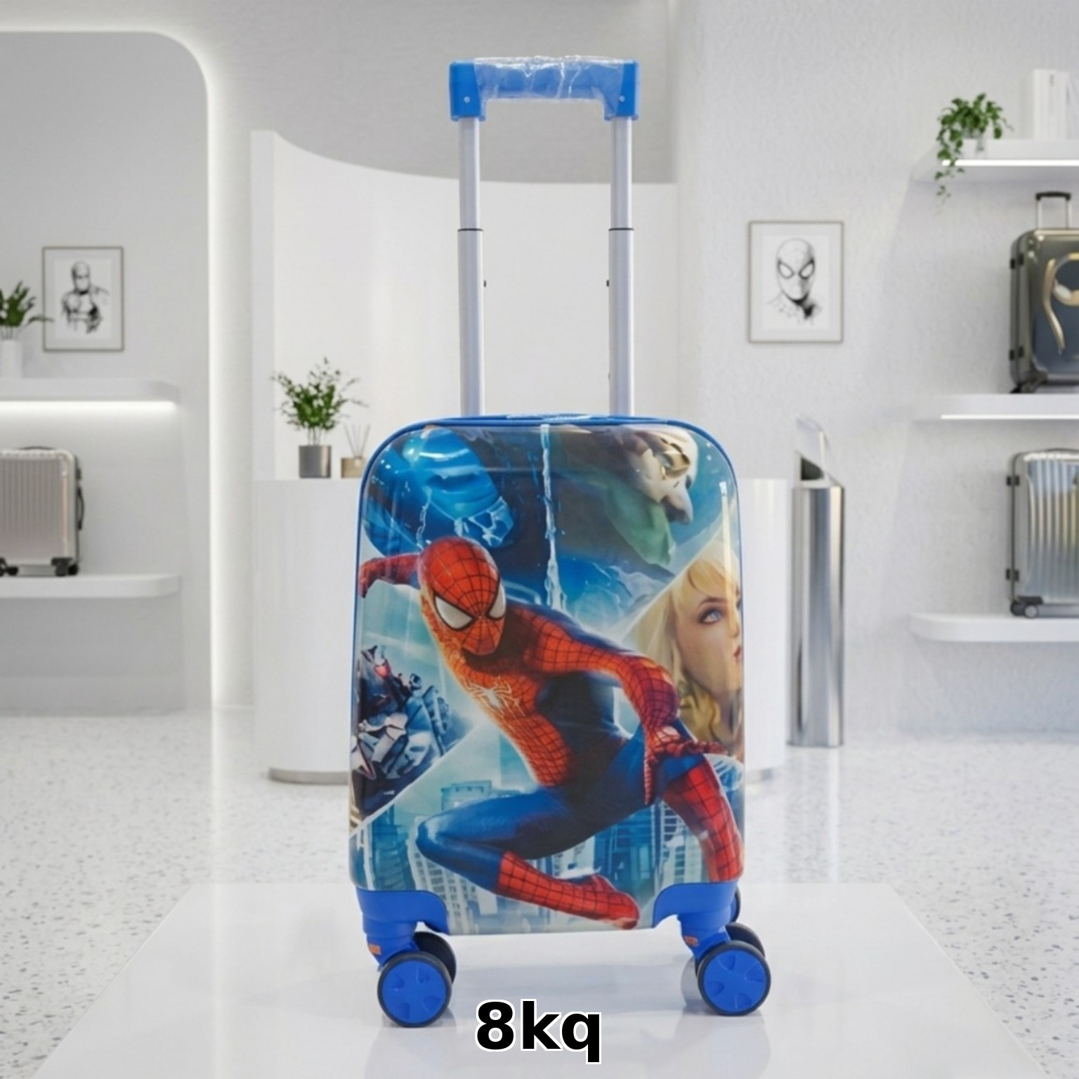Uşaq çamadanı 9168, plastik, rəngbərəng