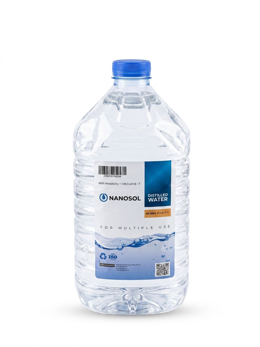 Distillə edilmiş su Nanosol, 5000 ml