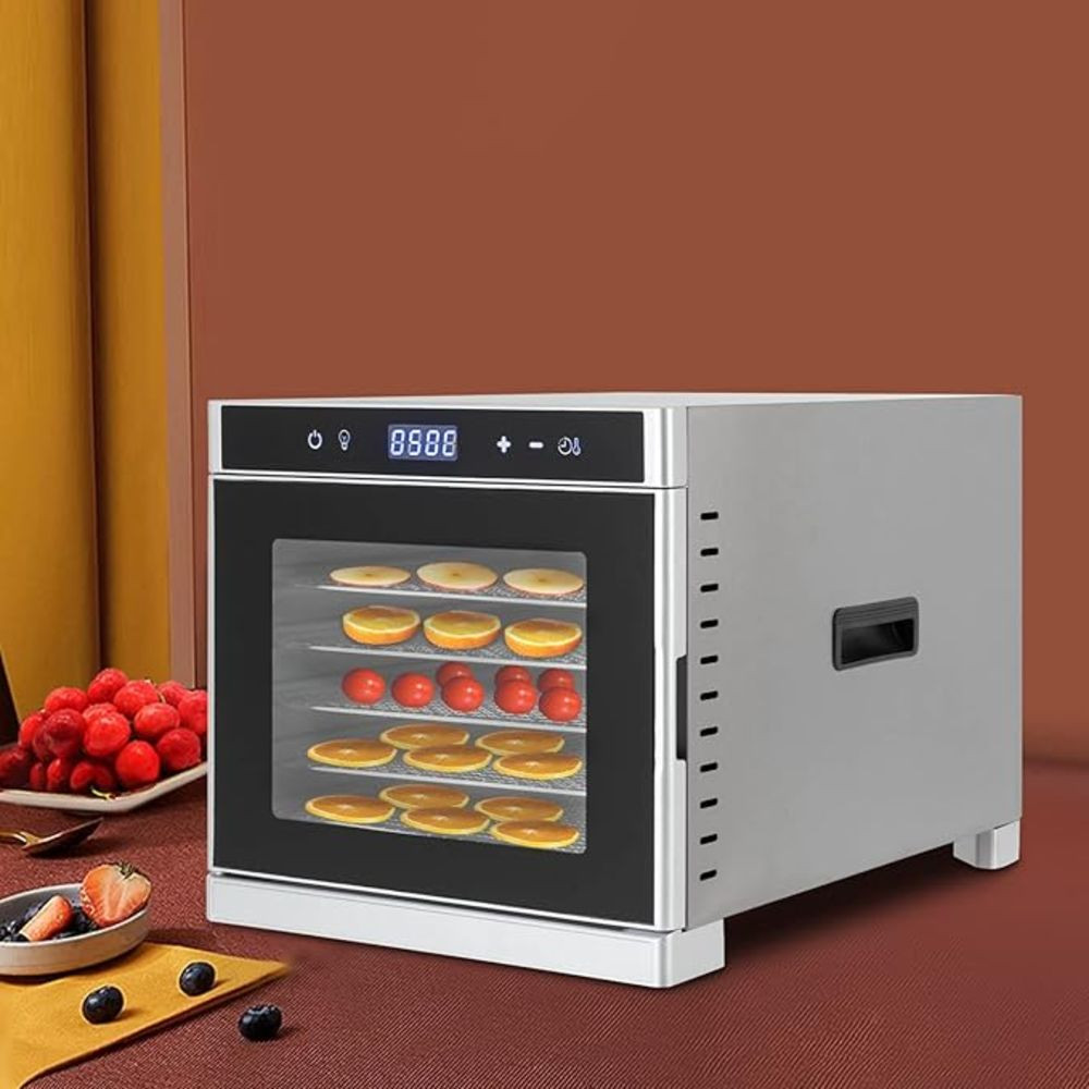 Meyvə və tərəvəz qurudan, 650 Vt, 15 kq, gümüşü