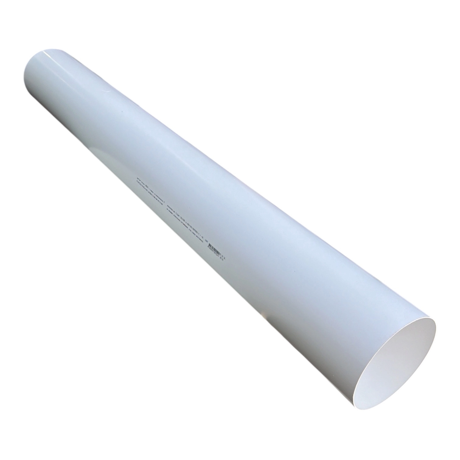 Havalandırma borusu, plastik, 125 mm