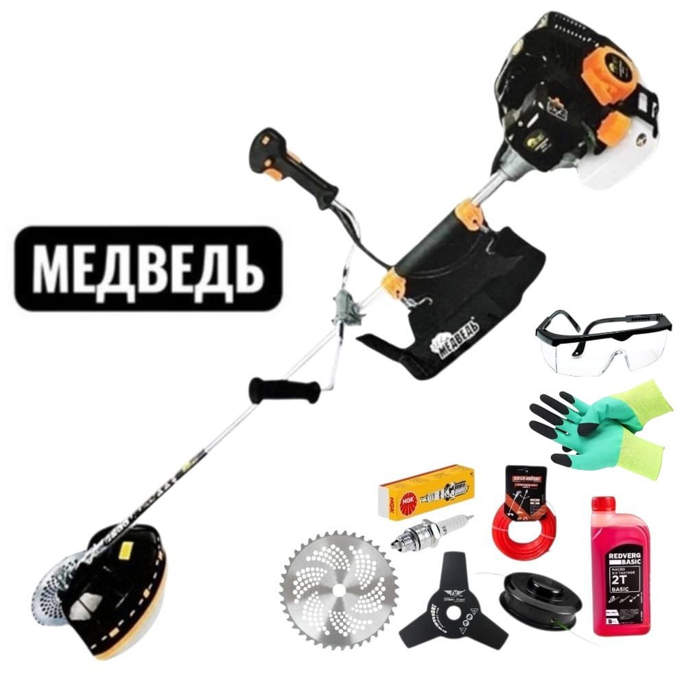 Benzin trimmeri Медведь 68CSC Bİ-6800, 3800 Vt