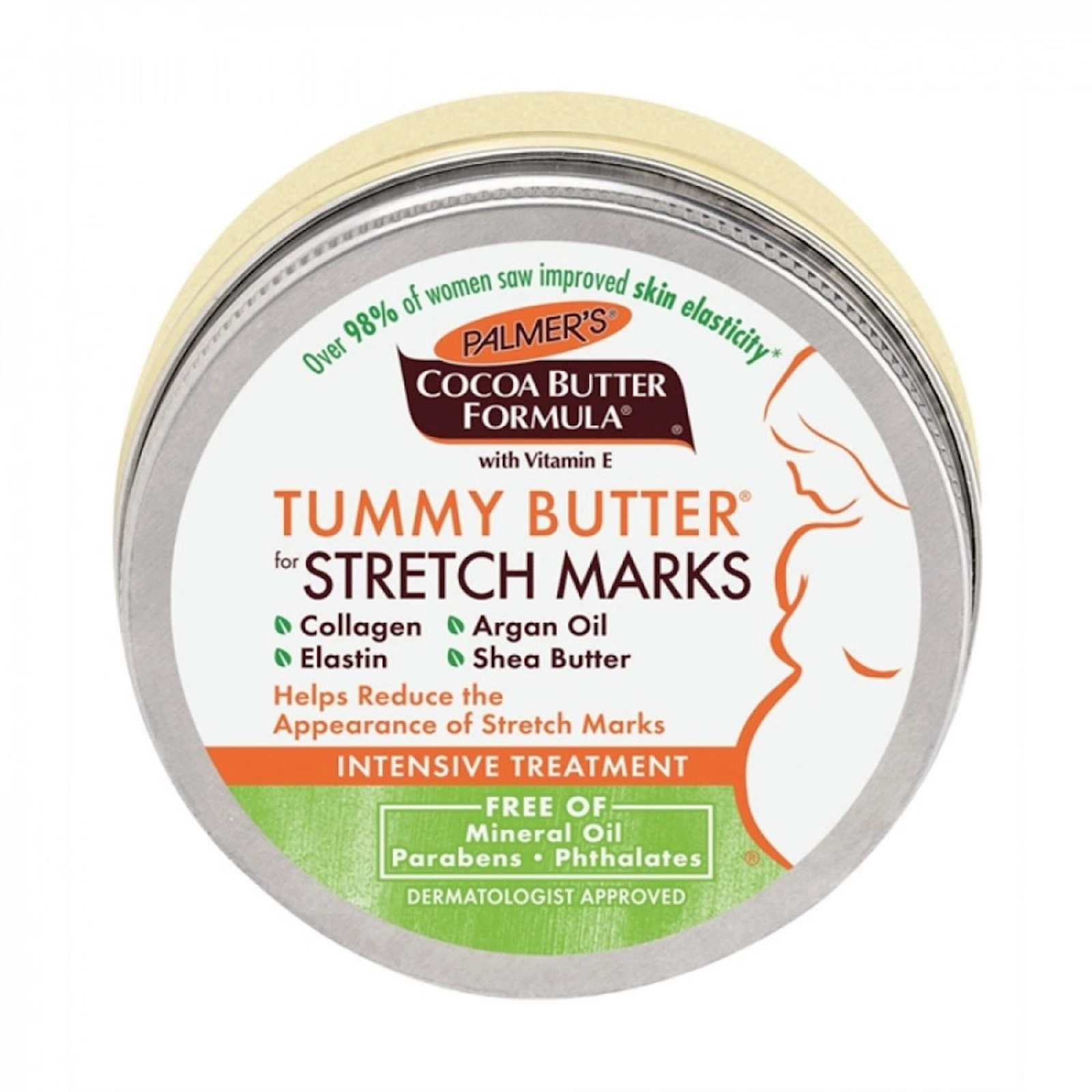 Yağ Palmer's Cocoa Butter Formula Tummy qarın dərisində dartınmalara qarşı 125 q