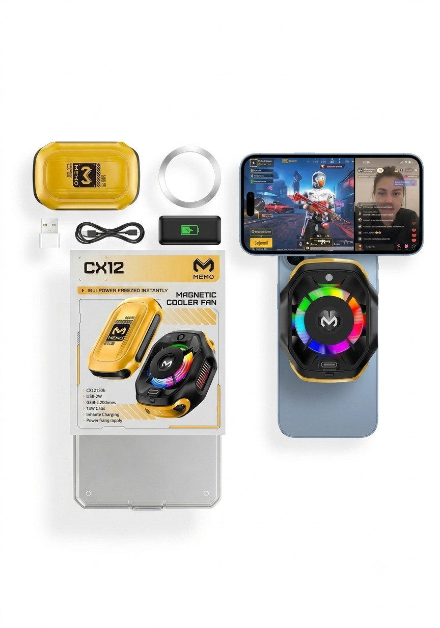 Kuler Memo CX12, simsiz, universal, sarı/qara