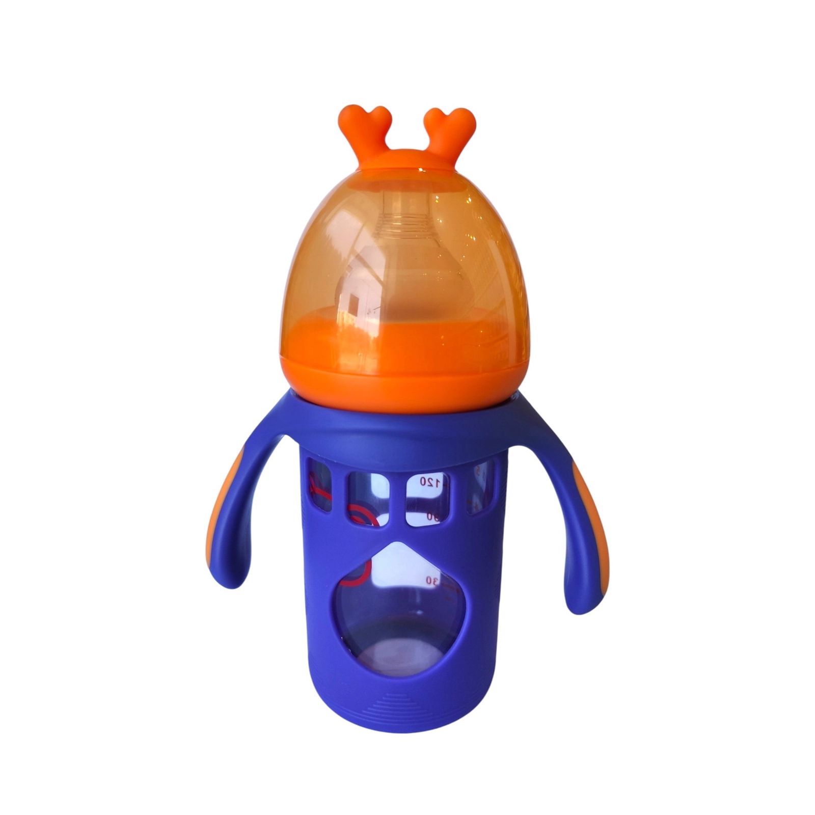 Öyrədici fincan Aiybao, 6 ay, Şüşə, 180 ml