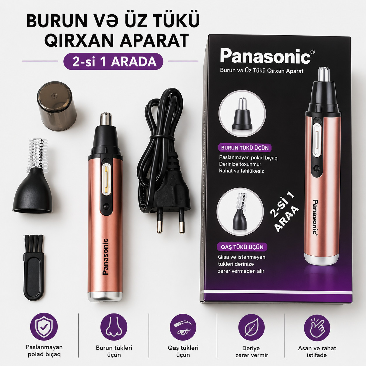 Qulaq təmizləyici qurğu, Plastik, Metal, Müxtəlif rənglər, Zəmanət müddəti 6 ay