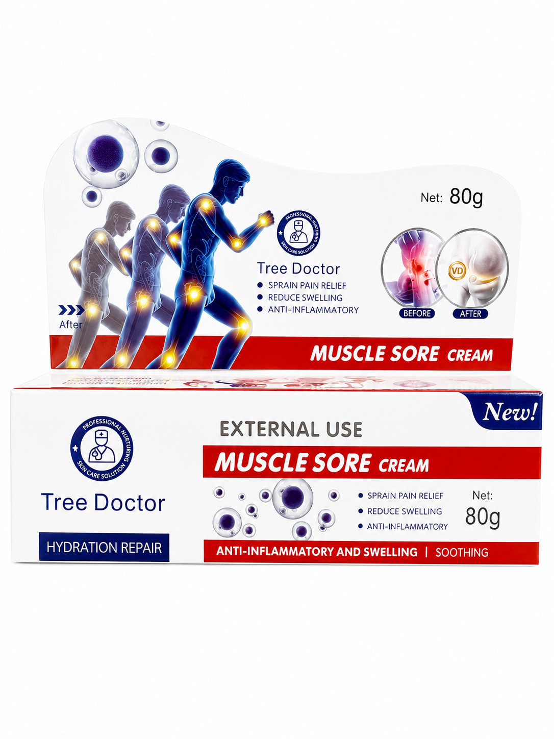Oynaq və əzələ ağrıları üçün krem Tree Doctor 80 q